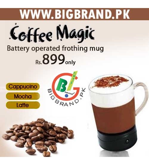 New Battery Powered Coffee Magic Frothing Mug
